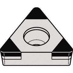 Kennametal - TCGW21.52 MT Grade KBH10 CBN Turning Insert - 60° Triangle, 1/4" Inscr Circle, 3/32" Thick, 1/32" Corner Radius - Apex Tool & Supply