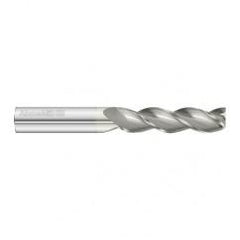 1/2 Dia. x 4 Overall Length 3-Flute Square End Solid Carbide SE End Mill-Round Shank-Center Cut-FC5 - Apex Tool & Supply