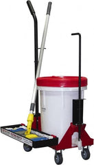 Fas-trak - Janitor Carts & Caddies Type: Floor Finisher Tool Cart Material: HDPE Plastic; Metal - Apex Tool & Supply