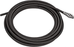 DeWALT - 5/16" x 25' Drain Cleaning Machine Cable - Coiled, 3/8" to 3" Pipe, Use with DEWALT DCD200 Brushless Drain Snakes - Apex Tool & Supply