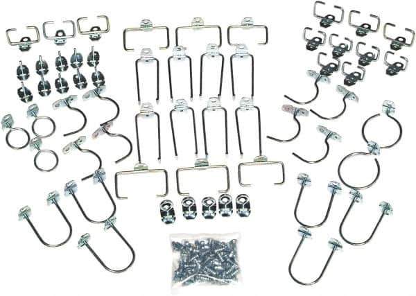 Triton - Silver Pegboard Wall Mounted Storage - For Use with DuraBoards, 1/4" & 1/8" Pegboards - Apex Tool & Supply