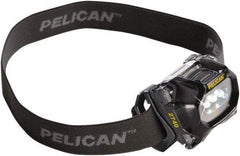 Pelican Products, Inc. - LED Bulb, 66 Lumens, Hands-free Flashlight - Black Polycarbonate Body, 3 AAA Alkaline Batteries Included - Apex Tool & Supply
