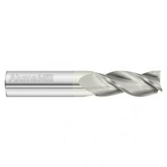 3/4 Dia. x 4 Overall Length 3-Flute Square End Solid Carbide SE End Mill-Round Shank-Center Cut-FC19 - Apex Tool & Supply