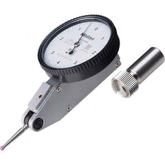 Mitutoyo - Dial Test Indicators Maximum Measurement (mm): 0.008 Dial Graduation (Decimal Inch): 0.000100 - Apex Tool & Supply