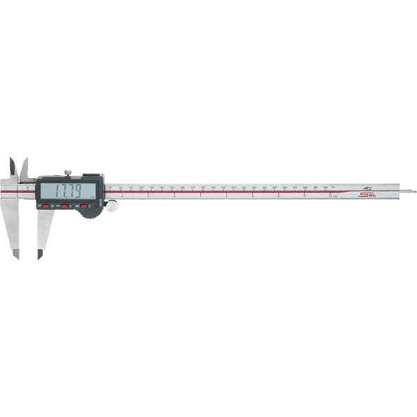 SPI - 0 to 300mm Range, 0.01mm Resolution, Electronic Caliper - Stainless Steel with 60mm Stainless Steel Jaws, 0.03mm Accuracy, Micro USB Output - Apex Tool & Supply