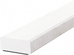 PRO-SAFE - 39" Long, Polyurethane Foam Type D Surface Guard - White, 1" High x 2" Wide Side - Apex Tool & Supply
