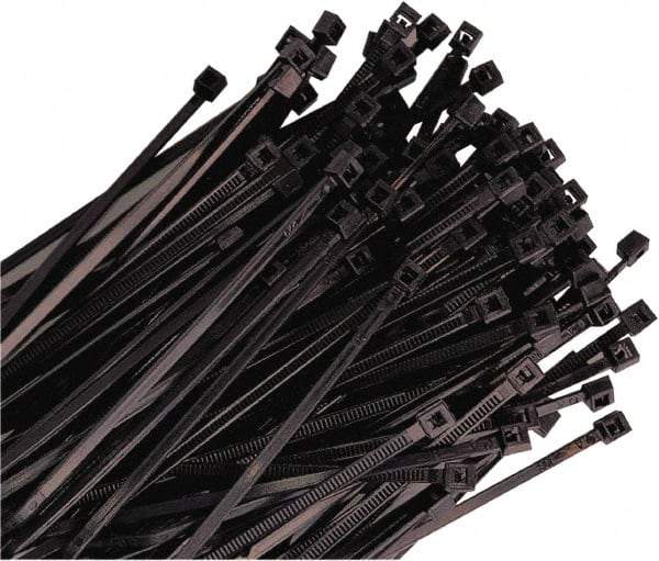 Triton - 36" Long Black Nylon Standard Cable Tie - 175 Lb Tensile Strength, 11" Max Bundle Diam - Apex Tool & Supply