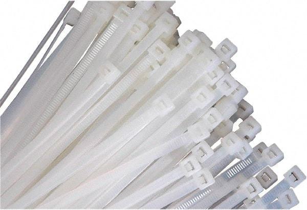Triton - 24" Long Natural (Color) Nylon Standard Cable Tie - 175 Lb Tensile Strength, 7.18" Max Bundle Diam - Apex Tool & Supply
