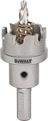 DeWALT - 2-1/8" Diam, 1/4" Cutting Depth, Hole Saw - Carbide-Tipped Saw, Toothed Edge - Apex Tool & Supply