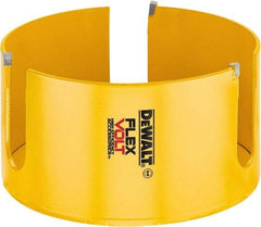 DeWALT - 5-1/4" Diam, 2" Cutting Depth, Hole Saw - Carbide-Tipped Saw, Toothed Edge - Apex Tool & Supply