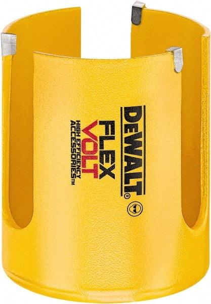 DeWALT - 2-1/8" Diam, 2" Cutting Depth, Hole Saw - Carbide-Tipped Saw, Toothed Edge - Apex Tool & Supply