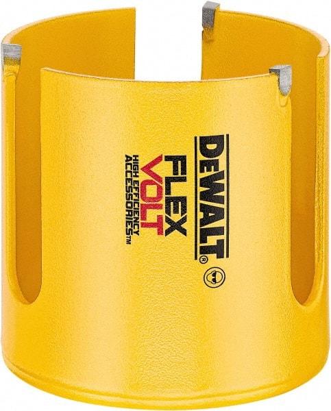 DeWALT - 2-1/4" Diam, 2" Cutting Depth, Hole Saw - Carbide-Tipped Saw, Toothed Edge - Apex Tool & Supply