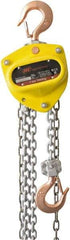 Ingersoll-Rand - 2,200 Lb Lifting Capacity, 10' Lift Height, Hand Hoist - Made from Chain, 63.8 Lb Avg Pull to Lift Rated Load, 1 Chain - Apex Tool & Supply