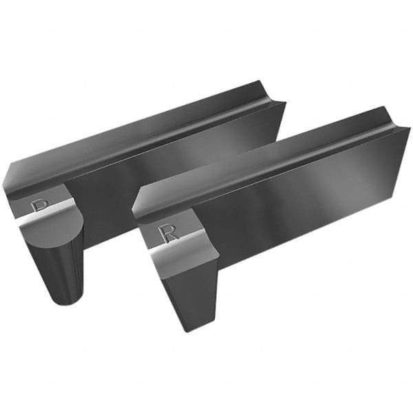 Iscar - 16-15.5-4T9LPGIR Grade IC907, 4mm Cutting Width Carbide Grooving Insert - 8.5mm Max Depth of Cut, Right Hand, 0.4mm Corner Radius, TiAlN/TiN Finish - Apex Tool & Supply