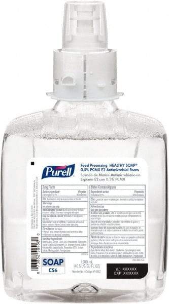 PURELL - 1,200 mL Bottle Foam Soap - Antibacterial, Clear, Fragrance Free Scent - Apex Tool & Supply