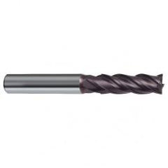 10mm Dia. - 80mm OAL - 4 FL Variable Helix Firex Carbide End Mill - Apex Tool & Supply