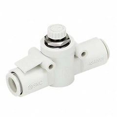 SMC PNEUMATICS - Speed & Flow Control Valves Valve Type: Flow Control Offset Inline Tube Outside Diameter (mm): 8 - Apex Tool & Supply