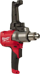 Milwaukee Tool - 18 Volt 1/2" Chuck Pistol Grip Handle Cordless Drill - 0-550 RPM, Keyed Chuck, Reversible, Lithium-Ion Batteries Not Included - Apex Tool & Supply