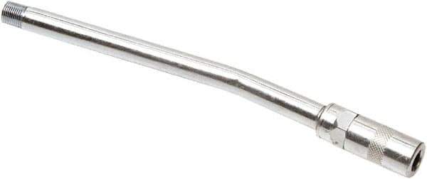 lumax - 7,500 Operating psi, 1/8 Thread, Fixed Grease Gun Rigid Extension with Coupler - NPT (M) Thread - Apex Tool & Supply