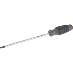 Proto - T30 Torx Driver - 8" Blade Length, 12-1/2" OAL, Standard Handle - Apex Tool & Supply