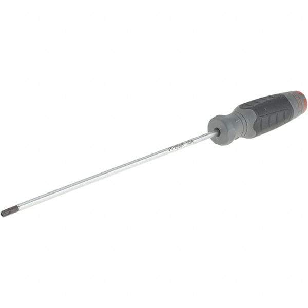 Proto - T25 Torx Driver - 8" Blade Length, 12-1/4" OAL, Standard Handle - Apex Tool & Supply