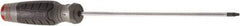 Proto - T15 Torx Driver - 8" Blade Length, 12-1/4" OAL, Standard Handle - Apex Tool & Supply
