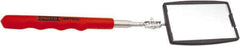 Proto - 29.75" OAL, Rectangular Glass Inspection Mirror - 3-3/4" Wide, 6-1/2" Collapsed Length, Telescoping - Apex Tool & Supply