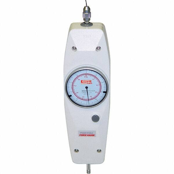 SPI - Mechanical Tension & Compression Force Gages Capacity (Lb.): 22.50 Capacity (kgf): 10.00 - Apex Tool & Supply