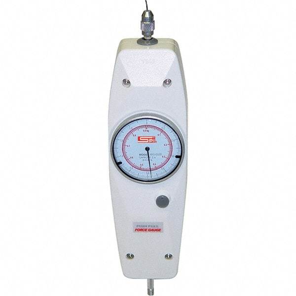 SPI - Mechanical Tension & Compression Force Gages Capacity (Lb.): 4.50 Capacity (kgf): 2.00 - Apex Tool & Supply