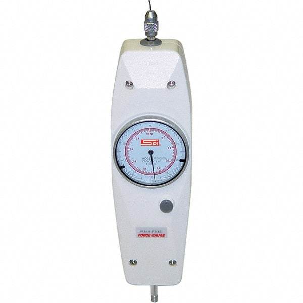 SPI - Mechanical Tension & Compression Force Gages Capacity (Lb.): 45.00 Capacity (kgf): 22.67 - Apex Tool & Supply