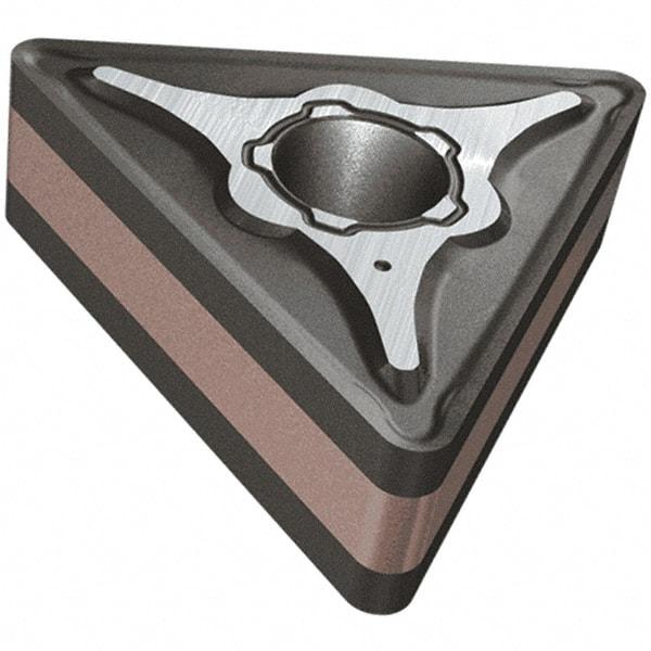 Iscar - TNMG432 M3M Grade IC6025 Carbide Turning Insert - TiCN/Al2O3/TiN Finish, 60° Triangle, 1/2" Inscr Circle, 3/16" Thick, 1/32" Corner Radius - Apex Tool & Supply