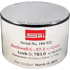 SPI - Hardness Calibration Test Blocks Type: Test Block Scale Type: Leeb D - Apex Tool & Supply