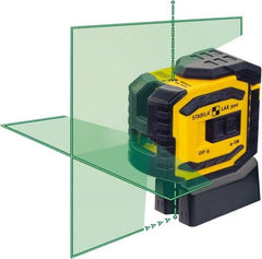 Stabila - 4 Beam 60' Max Range Cross Line & Plumb Points - Green Beam, 3/32" at 30' Accuracy, 1828.8mm Long, Battery Included - Apex Tool & Supply