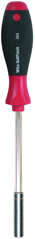 1/4 x 300mm - Magnetic Bit Holding Screwdriver SoftFinish® Grip - Apex Tool & Supply
