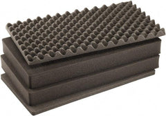 Pelican Products, Inc. - Tool Box Foam Foam Set - 17-3/8" Wide x 9-3/4" Deep x 29-1/2" High, Black, For Pelican Case 1605 - Apex Tool & Supply