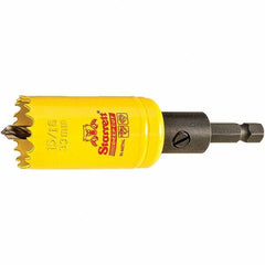 Starrett - 1-5/16" Diam, 2" Cutting Depth, Hole Saw - High Speed Steel Saw, Toothed Edge - Apex Tool & Supply