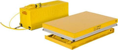 Vestil - 1,500 Lb Capacity Electric Scissor Lift - 8-5/8" to 31" Lift Height, 36" Platform Length x 24" Platform Width - Apex Tool & Supply