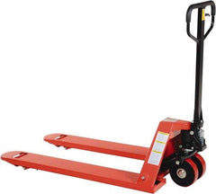 Vestil - 6,000 Lb Capacity, 7-3/4" Lift Industrial Pallet Truck - 2.88" Min Lift Height, 48" Fork Length x 7" Fork Width, 27" Overall Width - Apex Tool & Supply
