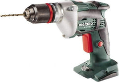 Metabo - 18 Volt 0.3529" Chuck Pistol Grip Handle Cordless Drill - 4000 RPM, Keyless Chuck, Reversible, Lithium-Ion Batteries Not Included - Apex Tool & Supply