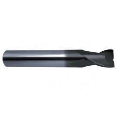9/32 Dia. x 2-1/2 Overall Length 2-Flute Square End Solid Carbide SE End Mill-Round Shank-Center Cut-Super-A - Apex Tool & Supply