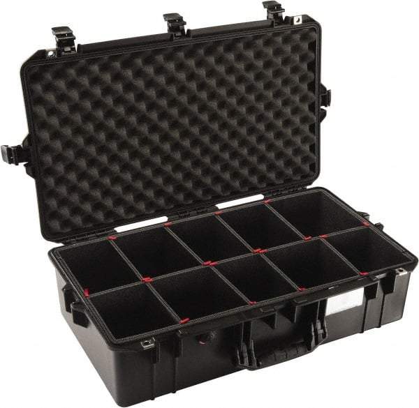 Pelican Products, Inc. - Tool Box Foam Divider Set - 28-7/8" Long x 16-3/4" Wide x 9-1/8" High, Black, For Pelican Case 1605 - Apex Tool & Supply