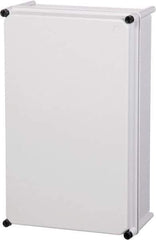 Fibox - Polycarbonate Standard Enclosure Screw Cover - NEMA 1, 3, 3S, 4, 4X, 6, 6P, 12, 7.09" Wide x 7.48" High x 14.96" Deep, Impact Resistant - Apex Tool & Supply