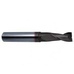 5/16 Dia. x 3 Overall Length 2-Flute Square End Solid Carbide SE End Mill-Round Shank-Center Cut-Super-A - Apex Tool & Supply