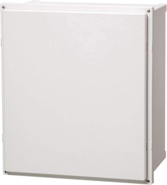 Fibox - Polycarbonate Standard Enclosure Screw Cover - NEMA 4, 4X, 6, 6P, 12, 13, 8" Wide x 10" High x 4" Deep, Impact, Moisture & Corrosion Resistant, Dirt-tight & Dust-tight - Apex Tool & Supply
