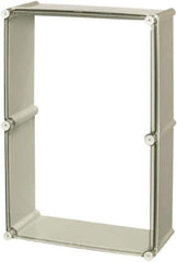 Fibox - 4X NEMA Rated, Electrical Enclosure Polycarbonate Extension Frame for Enclosures - For Use with SOLID - Apex Tool & Supply