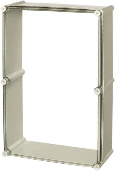 Fibox - 4X NEMA Rated, Electrical Enclosure Polycarbonate Extension Frame for Enclosures - For Use with SOLID, Includes Screws - Apex Tool & Supply