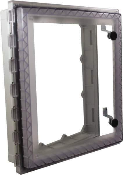 Fibox - 4X NEMA Rated, Electrical Enclosure Polycarbonate HMI Cover - For Use with ARCA IPW - Apex Tool & Supply