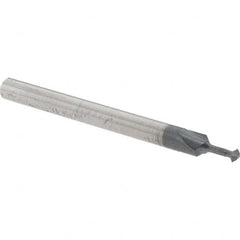 Accupro - 5/64° 5/64" Cut Diam, 0.039" Cut Width, 1/8" Shank, Solid Carbide Double-Angle Cutter - Apex Tool & Supply