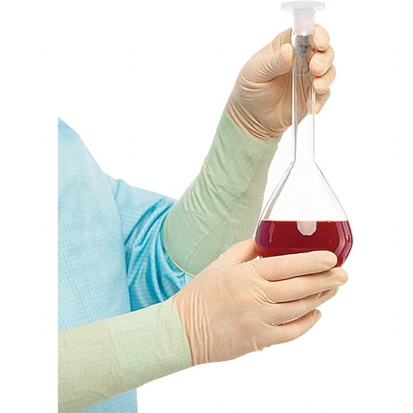 BioClean - Size L, 6.69 mil, Cleanroom Grade, Powder Free Latex Disposable Gloves - Apex Tool & Supply