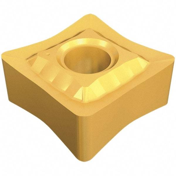 Iscar - QNMG432 PP Grade IC830 Carbide Turning Insert - TiAlN/AlTiN/TiN Finish, 80° Square, 12.7mm Inscr Circle, 4.76mm Thick, 0.8mm Corner Radius - Apex Tool & Supply